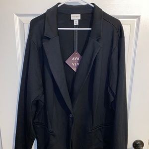 [Ava & Viv] Women’s Plus Size Knit Blazer NWT
